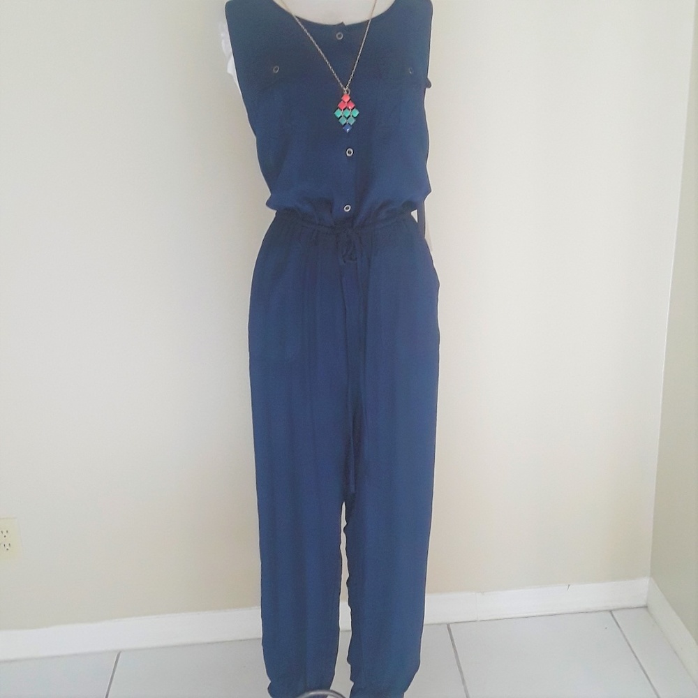 NWT! Blue Jumpsuit/Romper